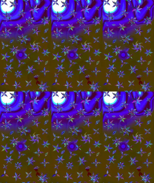 Elle boyanmış suluboya resim çizimleri, çiçekler ve bitkiler. Kahverengi renkte çiçekler.