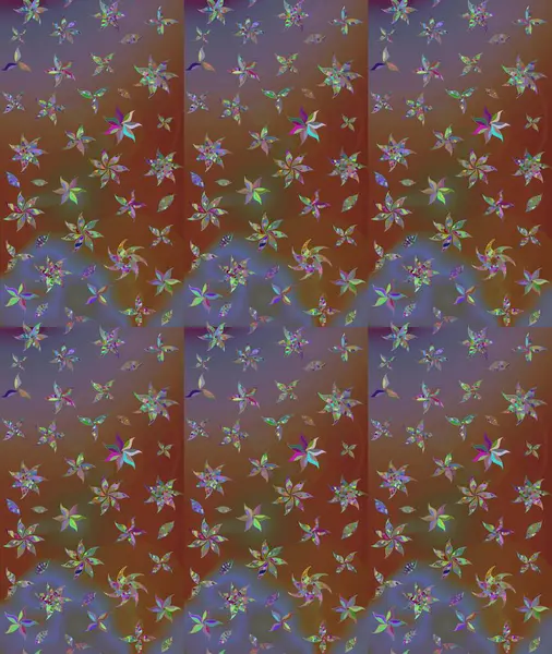 Organik motif arka planı. Çizim kalıbı. Ultraviyole kumaş deseni. Raster illüstrasyonu.