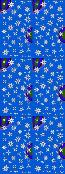 Yumuşak, bahar çiçekli arka plan. Mavi renkli çiçekler. Raster çiçek desenli ve çiçekli..