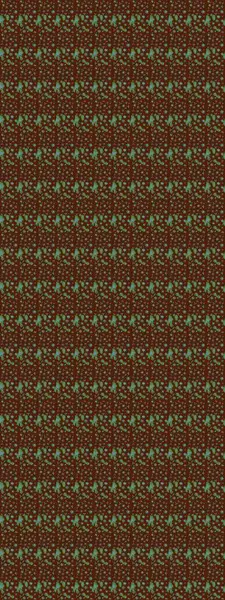 Sketch Colour Spring Theme eskiz kalıbı. Kahverengi renkli çiçekler. Sevimli çiçek raster deseni. Düz Çiçek Elementleri Tasarımı.