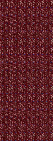 Küçük kırmızı çiçeklerle oldukça eski bir besin torbası deseni. Tekstil, kumaş, kapaklar, duvar kağıtları, baskı, paket, koleksiyon defteri, örgü, dekupaj için çiçek arkaplanı..