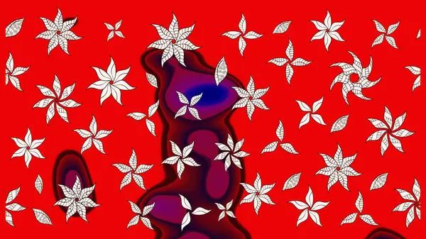 Tekstil, kumaş, kapaklar, duvar kağıtları, baskı, naylon, koleksiyon defteri, örgü, dekupaj için güzel bir eskiz. Oldukça eski bir besin torbası deseni, küçük kırmızı renkte, çiçekler. Millefleurlar.