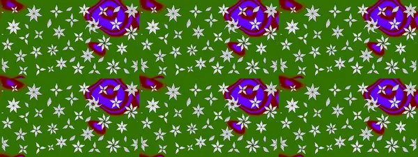 Eski usul küçük çiçekli şirin bir eskiz deseni. Moda arka planında parlak buketler. Kumaş, duvar kağıdı ve kağıt üzerine baskı yapmak için gelişen arka plan. Raster illüstrasyonu.