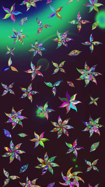 Raster Henna dövme stili. Etnik Mandala süsü. Kızılderili desenli desenli desenli şal deseni. Tekstil, tebrik kartı, boyama kitabı, telefon kılıfı baskısı için kullanılabilir.