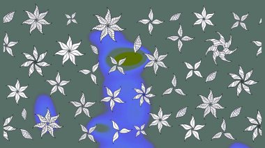 Yumuşak, bahar çiçekli arka plan. Tarafsız renklerde çiçekler. Raster çiçek desenli ve çiçekli..