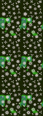 Çiçek tasarımı için inanılmaz bir kolaj cenneti tarzı. Parlak çiçekli kolaj çiçekleri gridir. Çiçekli zambaklar eskiz arka planı.