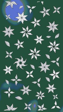 Süslü zentangle çizim dokusu, soyut çiçeklerle süslenmiş. Çiçek deseni duvar kağıdı, desen dolguları ve web sayfası arka planı için kullanılabilir. Şekillendirilmiş çiçekli çizim deseni.