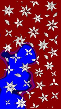 Çiçekli bahar çiçekleri. Küçük çiçekte güzel bir desen. Moda baskıları için zarif bir şablon. Motley illüstrasyonu. Küçük renkli çiçekler. Çizim.