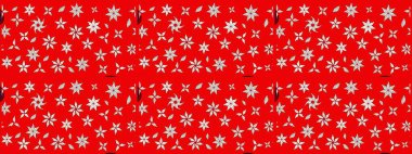 Küçük çiçekte güzel bir desen var. Çiçek arkaplan. Çiçek kompozisyonu. - Kırmızı çiçekler. Doğa. Çiçek kolajı. Raster deseni.