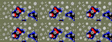 Çiçekli yeşil renkte bir çiçek deseni çiz. Suluboya tarzında yeşil renkte çiçekler.