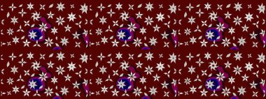 Klasik çiçek desenli. Paketleme, tekstil, duvar kâğıdı için çiçek eskizi. Yumuşak fayans. Raster 'ın taze dokusu. Yumuşak pamuk tasarımı.