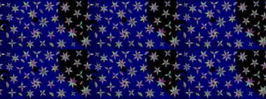 Şirin, zarif çiçekler Raster illüstrasyonu. Poster ya da kapak için arka plan. Davetiye ve kartpostal tasarımı için dekoratif çiçek unsurları. Tekstil için figür. Yapraklı çizim deseni.