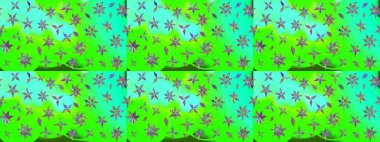 Çiçek deseni. Raster illüstrasyonu. Flower eskiz arka planı. Şatafatlı bahar bahçesi dokusu.