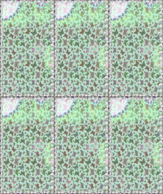 Ambalajlar, duvar kağıtları, kumaş tasarımı ve kağıt için güzel bir arka plan. Tarafsızken sevimli kelebekler. Renkli kelebeklerin eskiz geçmişi. Raster illüstrasyonu.