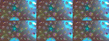 Kahverengi renkli çiçekler. Renkli Bahar temalı eskiz kalıbı. Çiçekli çiçek deseni, suluboya. Düz Çiçek Elementleri Tasarım Raster illüstrasyonu.