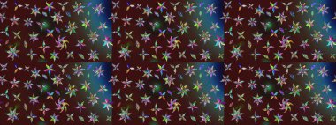 Simple cute pattern in small-scale flowers. Raster illustration. Floral sketch background for textile or book covers, manufacturing, wallpapers, print, gift wrap and scrapbooking.