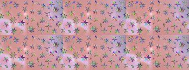 Çiçekli zambakların eskiz geçmişi. Çiçek tasarımı için inanılmaz bir kolaj cenneti tarzı. Çiçek açan parlak kolaj çiçeği nötr.