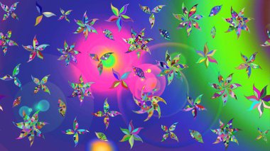 Flower eskiz arka planı. Raster illüstrasyonu. Şatafatlı bahar bahçesi dokusu. Çiçek deseni.