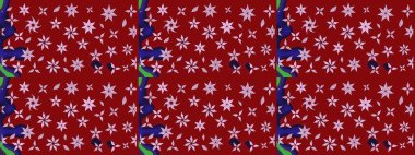 Renkli Bahar Teması eskiz kalıbı. Düz Çiçek Elementleri Tasarımı. Raster illüstrasyonu. Çiçek deseni. Chichi kumaş deseni çiz.