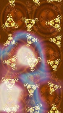 Kar Tanesi Simgesi. Raster illüstrasyonu. Kar taneleri altın renklerde izole edilmiş. Raster illüstrasyonu.