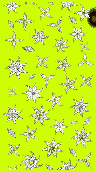 Raster suluboya çiçek deseni, narin çiçekler, yeşil çiçekler, tebrik kartı şablonu. Raster Güzel kumaş deseni.