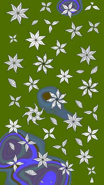 Tekstil veya kitap kapakları, imalat, duvar kağıtları, baskı, hediye paketi ve yapıştırma kitabı için çiçek eskizi geçmişi. Raster illüstrasyonu. Küçük ölçekli çiçeklerdeki basit sevimli desen.