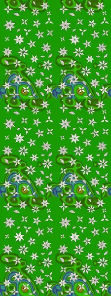 Modern stil dokusu. Çiçek desenli raster, yeşil çizgi grafik deseni soyut raster arkaplan.