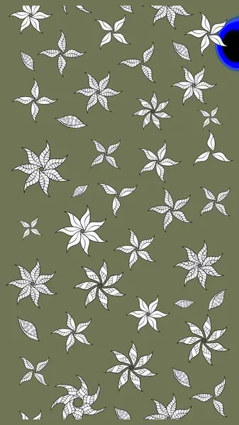 Çiçekler suluboya eskiz deseni. Raster Stili kumaş deseni.