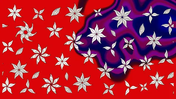 Oldukça eski bir besin torbası deseni, küçük kırmızı renkte, çiçekler. Tekstil, kumaş, kapaklar, duvar kağıtları, baskı, naylon, koleksiyon defteri, örgü, dekupaj için güzel bir eskiz. Millefleurlar.