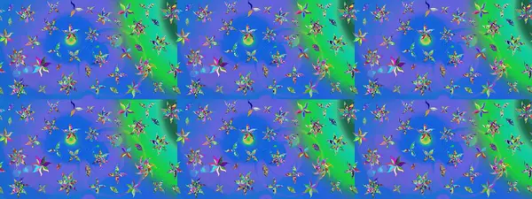 Çiçekli eskiz çizimi. Mavi renkli çiçekler. Düz Çiçek Elementleri Tasarımı. Renkli Yaz Teması çizim şablonu.