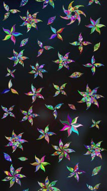 Çiçek tasarımı için inanılmaz bir kolaj cenneti tarzı. Çiçekli zambakların eskiz geçmişi. Parlak çiçekli kolaj çiçekleri gri.