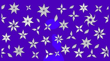 Tekstil, kumaş, kapaklar, duvar kağıtları, baskı, naylon, koleksiyon defteri, örgü, dekupaj için güzel bir eskiz. Küçük menekşe çiçekleri içinde oldukça eski bir besin torbası deseni.