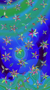 Doğal kozmetik ürünleri, parfüm, çiçekçi dükkanı için bahar ihalesi tasarımı. Mavi lale çiçekli Raster eskiz deseni. Paket kağıdı için en iyisi. Karşılama ya da düğün geçmişi olarak kullanılabilir.