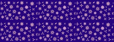 Mavi renkli çiçekler. Küçük çiçekte sevimli çiçek deseni var..