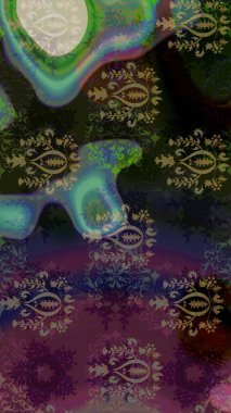 Karalama elementleri. Çizim çiçek deseni duvar kağıdı, web sitesi arka planı, ambalaj kağıdı, davetiye, broşür, afiş veya web sitesi için kullanılabilir. El çizimi Raster illüstrasyonu.