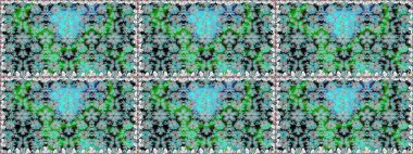 Vadinin mavi renkli çiçekleri. Çiçeksiz desenlerin çizimi.