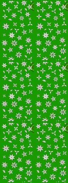 Yeşil renkli çiçekler. Gömlek, arka plan modelini çiz. Tropik çiçekler.