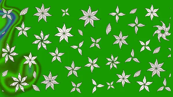 Güzel suluboya yaz çiçekleri deseni..