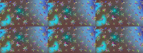 Modern, mavi raster arka plan duvar kağıdı çizimi, klasik çizgili desenli desenli çiçekler, çiçekli süsler. Çiçekli el çizimi çizimi deseni.