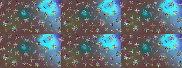 Bahar mevsimi. Nazik romantik baskı. Kahverengi renkli çiçekler. Raster güzel bir çiçek deseni çizmiş. Tatil havası..