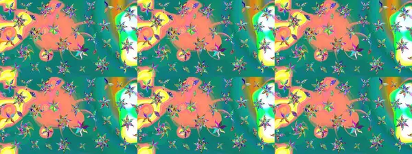 Yumuşak, bahar çiçekli arka plan. Çiçekli karalama şeklinde Raster çiçek deseni. Mavi renkte çiçekler.