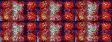 Yeni yıl kar tanesi. Düz kar karalama ikonları, kar taneleri kahverengi, kırmızı ve mor renkli siluetler noel afişi, kartlar. Güzel soyut kar taneleri raster tasarımı..