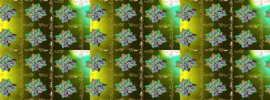 Raster - stok. Çiçekli eskiz deseni, suluboya çiçek deseni, sevimli çiçek, duvar kağıdı, kart veya kumaş için fayanslı.