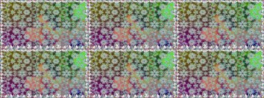 Çiçeksiz desenlerin resmi. Vadinin gri renkli çiçekleri.