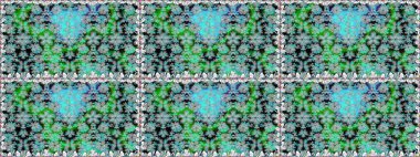 Vadinin mavi renkli çiçekleri. Çiçeksiz desenlerin çizimi.