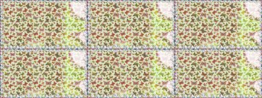 Doğadaki güzellik. Raster. Kusursuz desen. Kumaş, tekstil, baskı ve davetiye örnekleri. Gri arka planda uçan güzel kelebek.