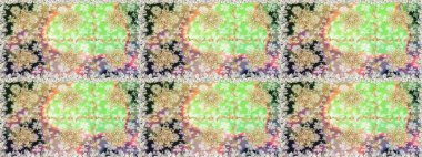 Tarafsız renklerde altın element. Barok tarzında altın çiçekli süs. Doku arka planında altın duvar kâğıdı. Damask kusursuz yinelenen arkaplan.