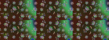 Düz dizayn. Grafiksel element dekorasyonu. Sembol kışı, donmuş, Noel, yeni yıl tatili. Raster illüstrasyonu. Yeşil siluet kar tanesi işareti. Kar Tanesi mozaik simgesi.