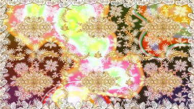 Kış sembolü, Mutlu Noeller, Mutlu yıllar 2019. Altın kar taneleri basit, pürüzsüz desen. Soyut duvar kâğıdı, ambalaj dekorasyonu. Tarafsız renklerde Raster altın deseni.