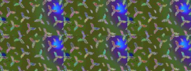 Kış soyut geçmişi. Kar taneli Noel arkaplanı. Raster Noel soyut renkli arka plan ve düşen kar tanesi. Raster illüstrasyonu.